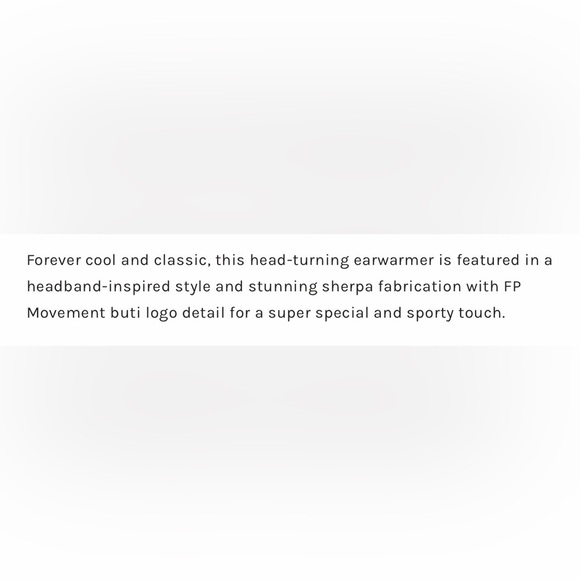 NWT FP Movement Slopeside Sherpa Earwarmer - Picture 5 of 5